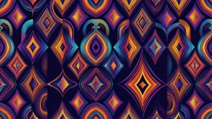 Geometric Joker Pattern
