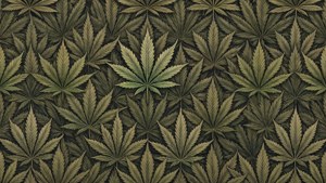 Geometric Leaf Pattern