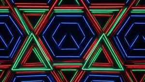 Geometric LED Triangles