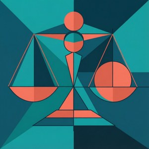 Geometric Libra Abstract