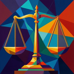 Geometric Libra Art