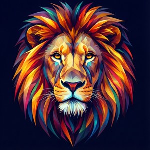 Geometric Lion