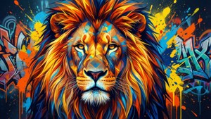 Geometric Lion Gawx