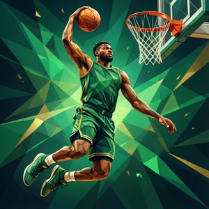 Geometric Low Poly Dunk