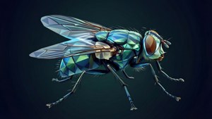 Geometric Low-Poly Fly