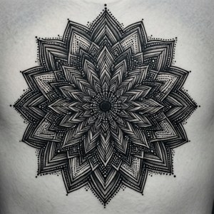 Geometric Mandala Dotwork