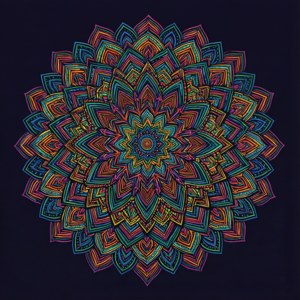 Geometric Mandala SVG