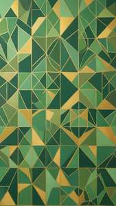 Geometric March Greens