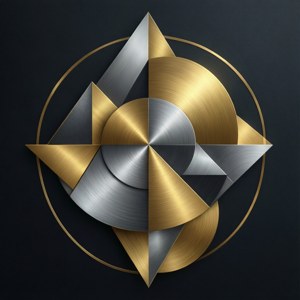 Geometric Metal Pattern
