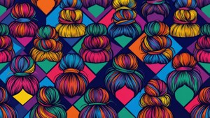 Geometric Mom Bun Pattern