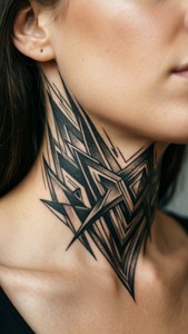 Geometric Neck Ink
