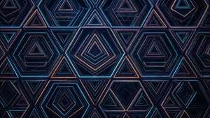 Geometric Neon Abstract