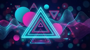 Geometric Neon Shapes