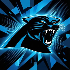 Geometric Panther Art