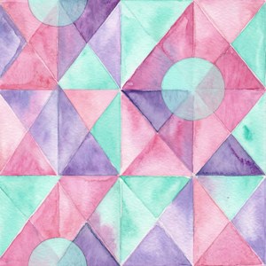 Geometric Pastel Pattern