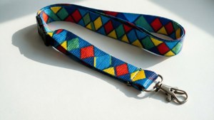 Geometric Pattern Lanyard