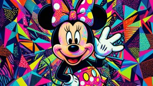 Geometric Pop Minnie