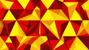 Geometric Red Yellow