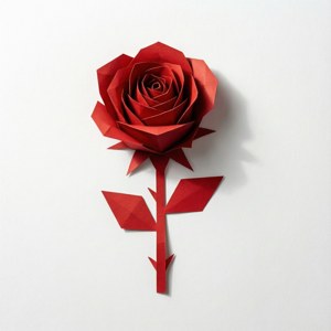 Geometric Rose Collage