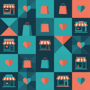 Geometric Shop Pattern