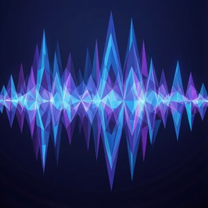Geometric Soundwave Low-Poly