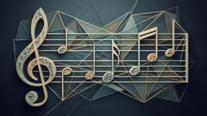 Geometric Staff Art