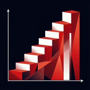 Geometric Step Plot