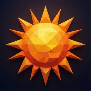 Geometric Sunburst
