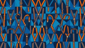 Geometric Suspenders Pattern