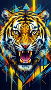 Geometric Tiger