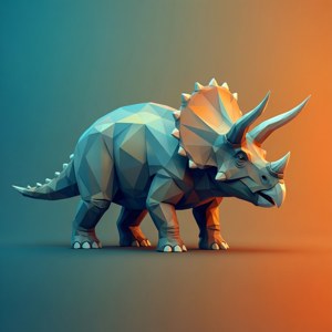 Geometric Triceratops