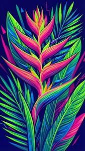 Geometric Tropical Flower