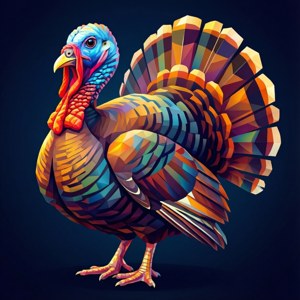 Geometric Turkey Art