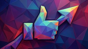 Geometric Upvote Pattern