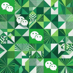 Geometric WeChat Pattern