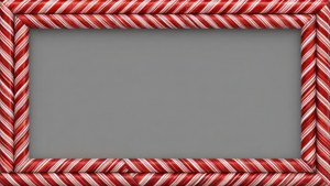 Geometric Zigzag Candy Cane Border