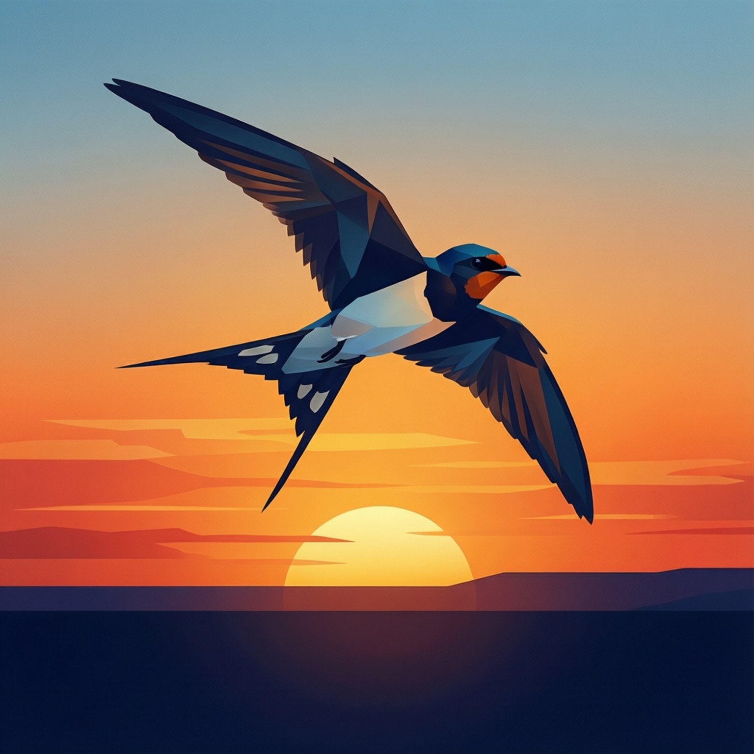 Geometry of Flight by Wallpapers.art Studio
