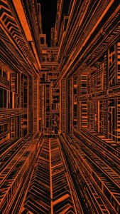 Geonosian Geometric Abstract