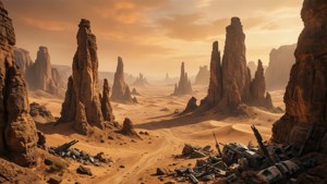 Geonosis Desert Panorama