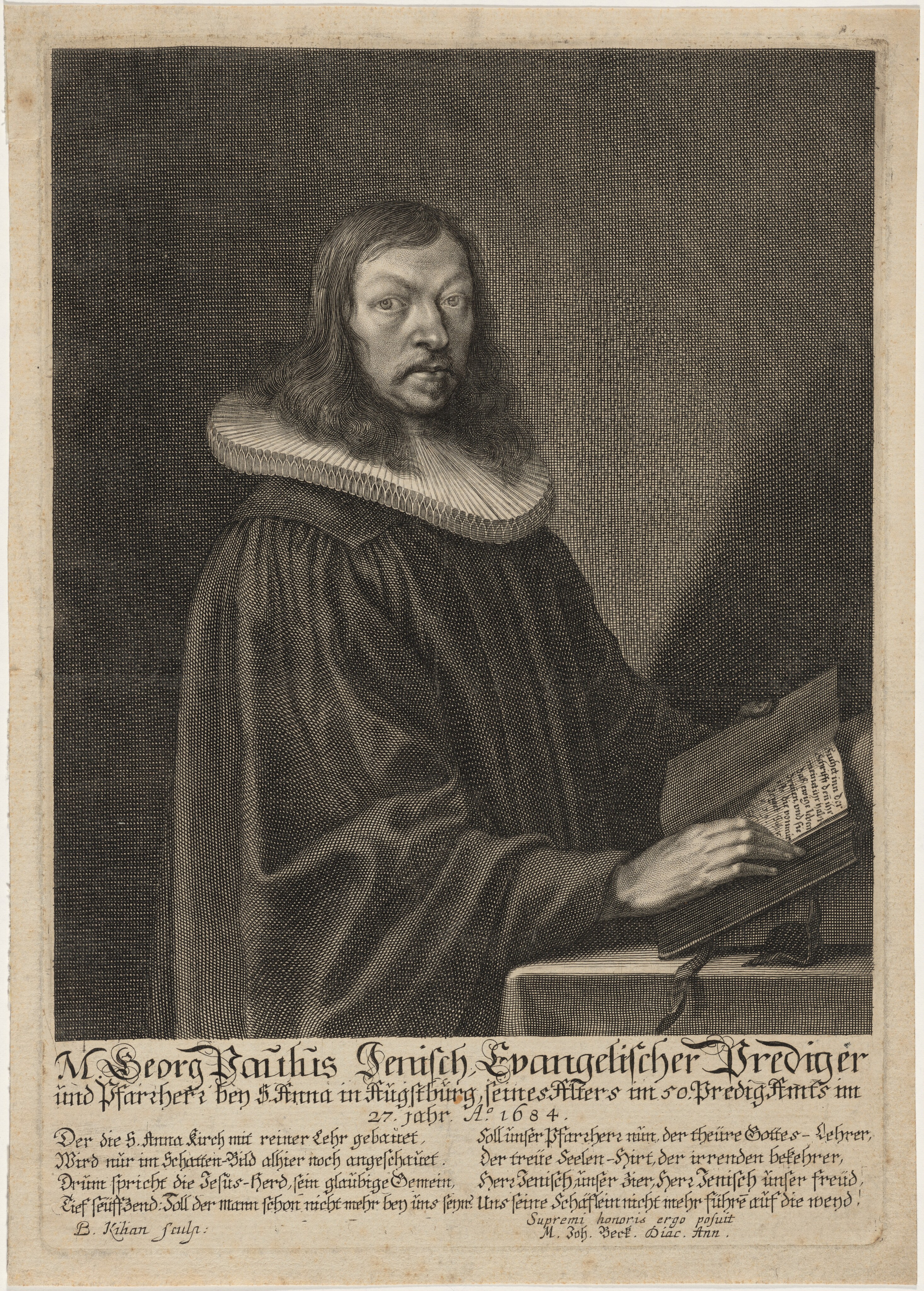 Georg Paul Jenisch by Bartholomäus Kilian (II)