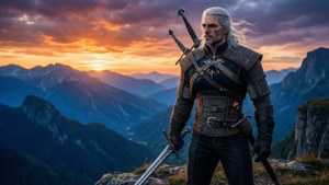 Geralt at Sunset Overlook