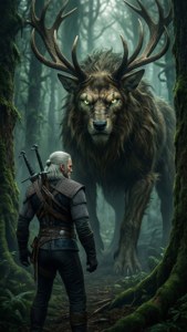 Geralt vs Leshen