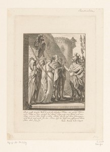 Germanen overhandigen het zwaard aan de Romeinen