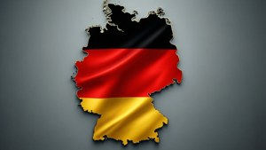 Germany Flag Map