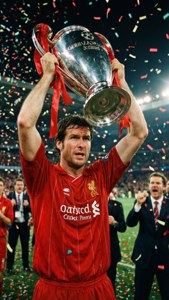 Gerrard Lifting the Trophy