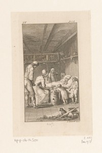 Gertrude aan het sterfbed van Catharina
