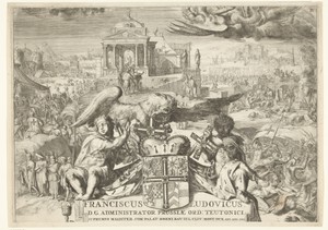 Geschiedenis en werken van de Duitse Orde; wapen van de grootmeester van de orde