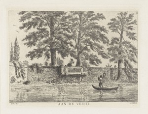 Gesprek over de tuinmuur