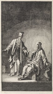 Gesprek tussen Christus en Nikodemus