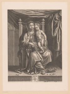 Getroonde Maria met Kind